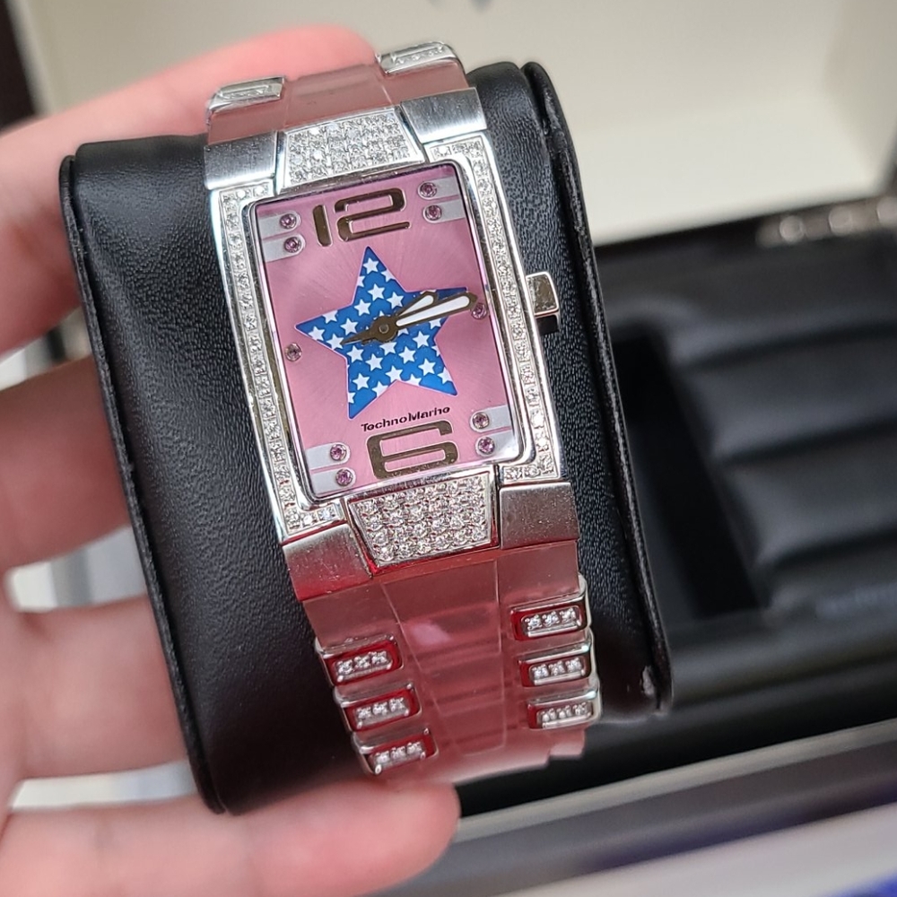 TECHNOMARINE PINK STAR XS LADY DIAMONDS WATCH